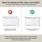 12X20 Pillow Insert Set Of 2, Hypoallergenic Lumbar Pillow Inserts,Soft Rectangular Cushionfor Couch, Sofa – Oeko-Tex Certified Virgin Down Alternative Filling, Machine Washable