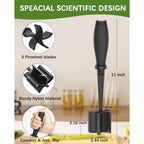 Upgrade Meat Chopper, Heat Resistant Meat Masher For Hamburger, Ground Beef Smasher, Nylon Hamburger Grinder Utensil For Ground Beef, Non Stick Mix Ground Chopper, Mix And Chop Potato Masher Tool