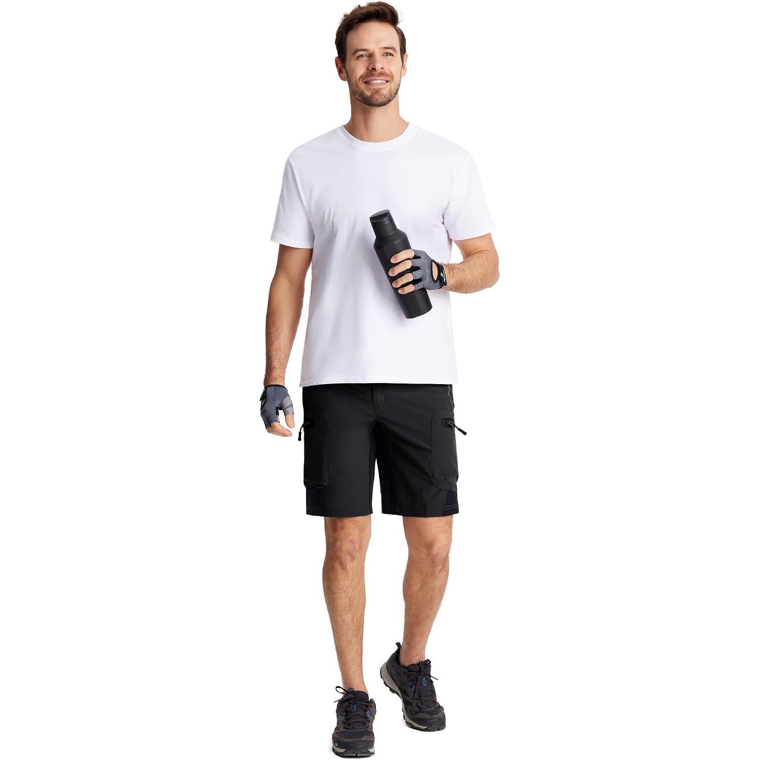 Crysully Men'S Hiking Cargo Shorts Outdoor Summer Lightweight Quick Dry Casual Shorts With 5 Pocket