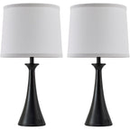 Touch Lamp For Living Room Bedroom, 21" Table Lamps Set Of 2 With Usb C+A Ports And White Lamp Shades, Touch Bedside Lamps For Nightstand With 3 Way Dimmable, 2 Led Bulbs Included
