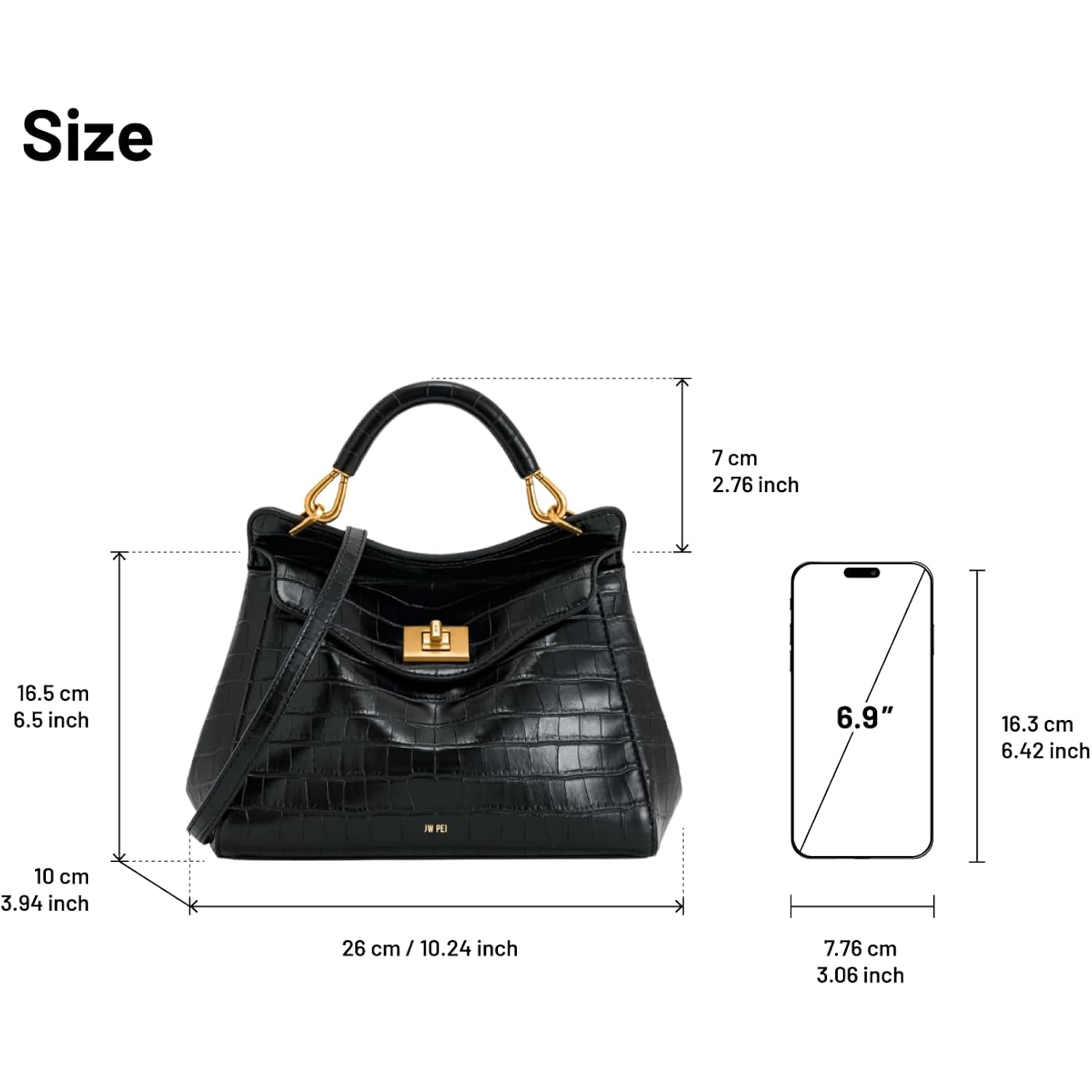 JW PEI Women's Lucia Classic Top Handbag