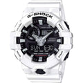 Casio Men'S 'G Shock' Quartz Resin Casual Watch, Color:White (Model: Ga-700-7Acr)