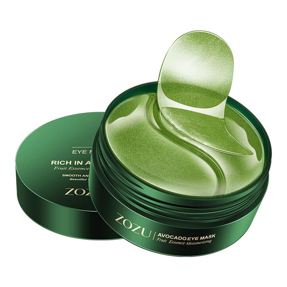 Green Cosmos 24K Under Eye Patches - 30 Pairs - Under Eye Mask For Eye Care,Hydrating Moisturizing Eye Mask Patch Under Eye Patches For Dark Circles And Puffiness (Avacado)