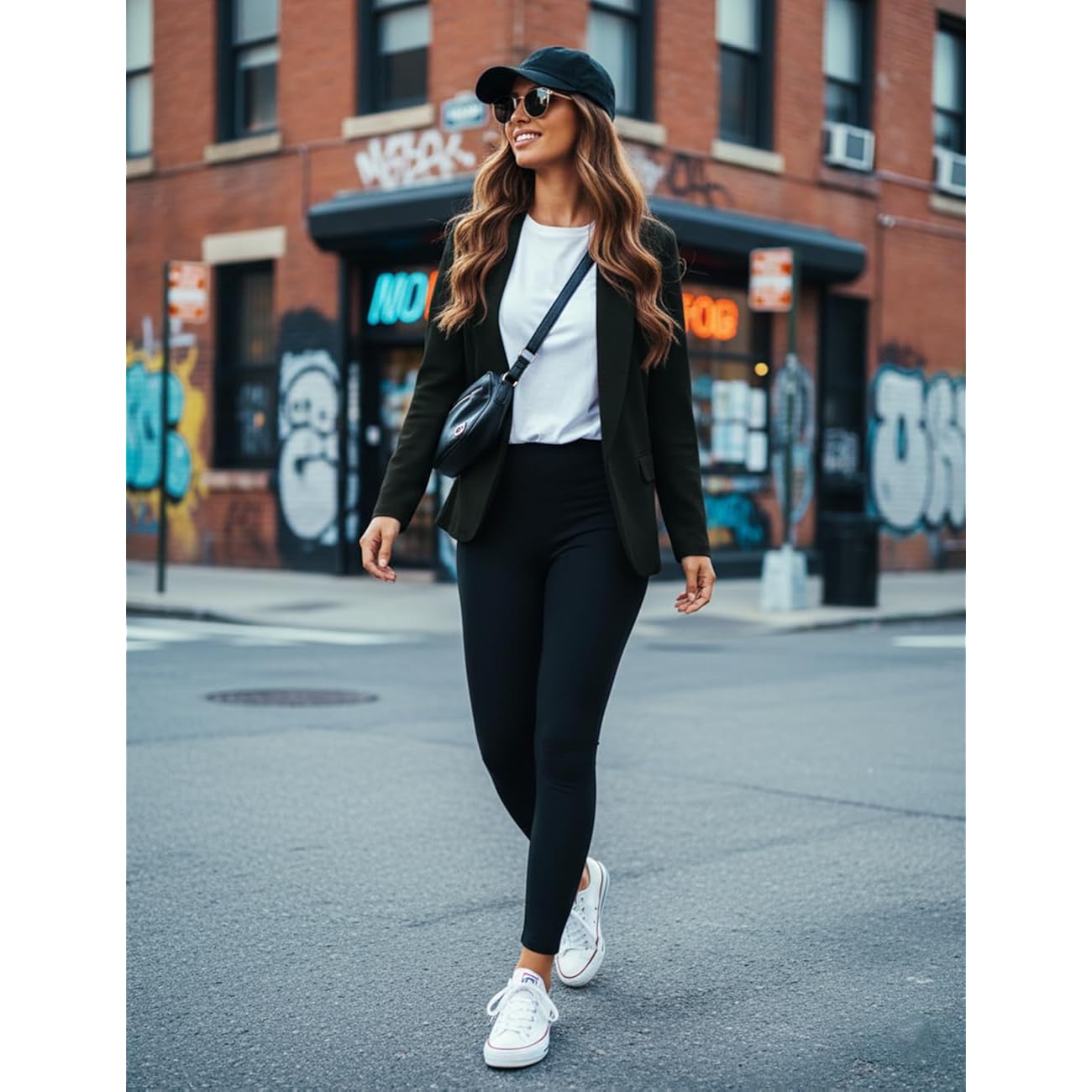 Women'S Blazer Business Casual Lapel Collar Long Sleeve Open Front Work Office Suit Jackets Blazer, S-Xl
