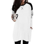Women's Short Sleeve Tunic Tops Summer for Leggings Casual Long Tunics with Pockets T Shirts