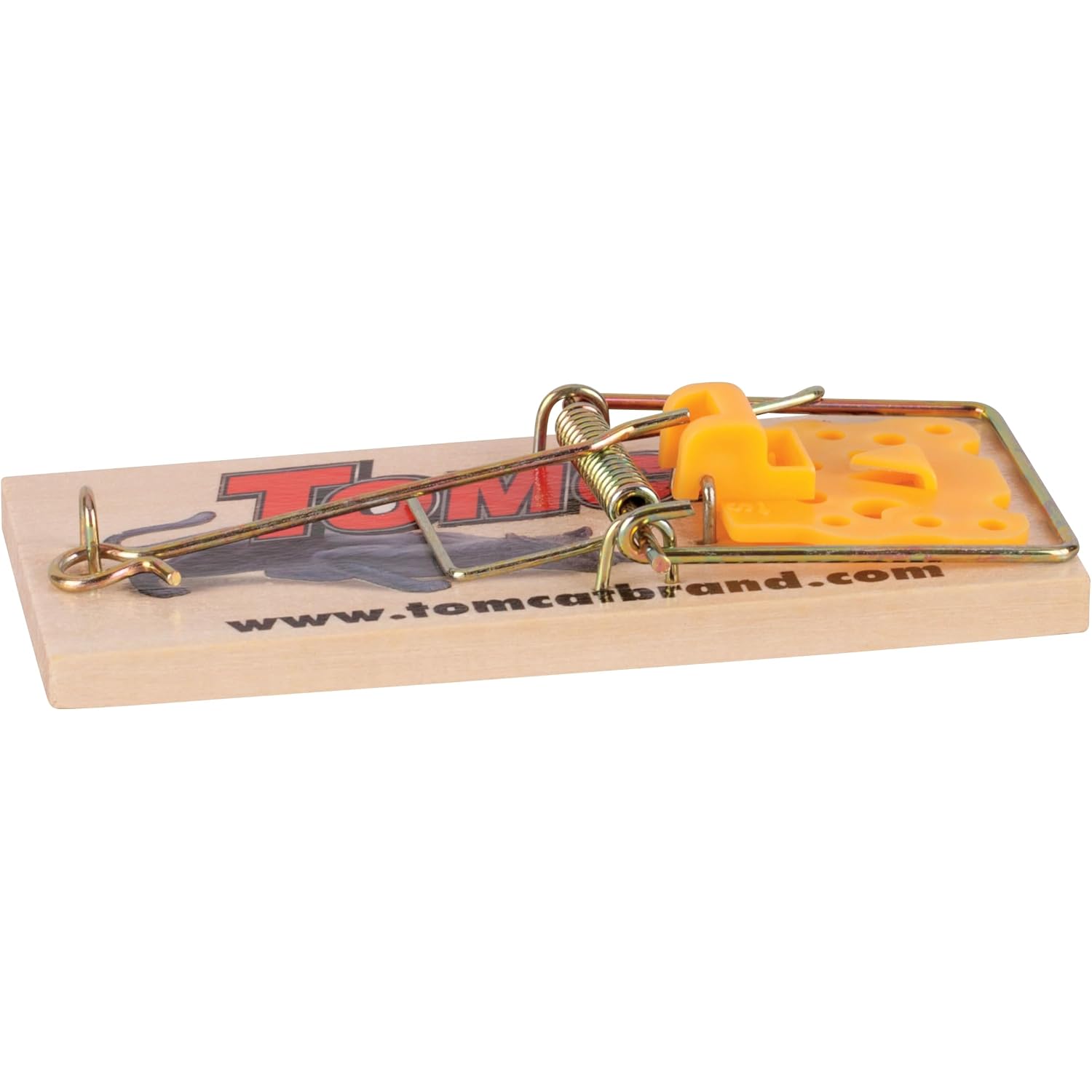 Tomcat Mouse Traps (Wooden), 4 Pack | Disposable Non-Chemical Mouse Trap For Homes, Garages And Basements