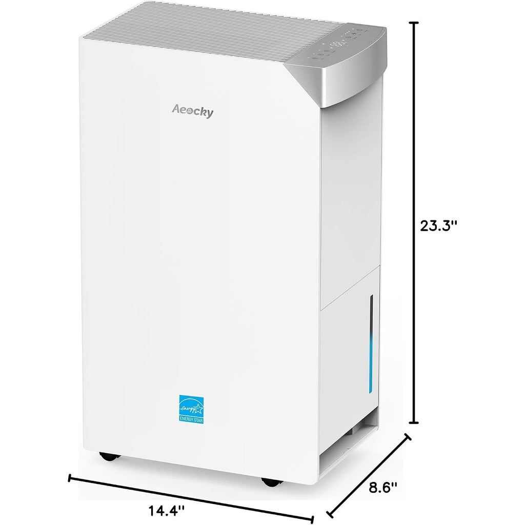 4500Sq.Ft 74Pint/D Energy Star Version 6.0 Dehumidifier For Basement | Dehumidifier With Drain Hose For Basement, Home, Bedroom, Bathroom, Intelligent Humidistat