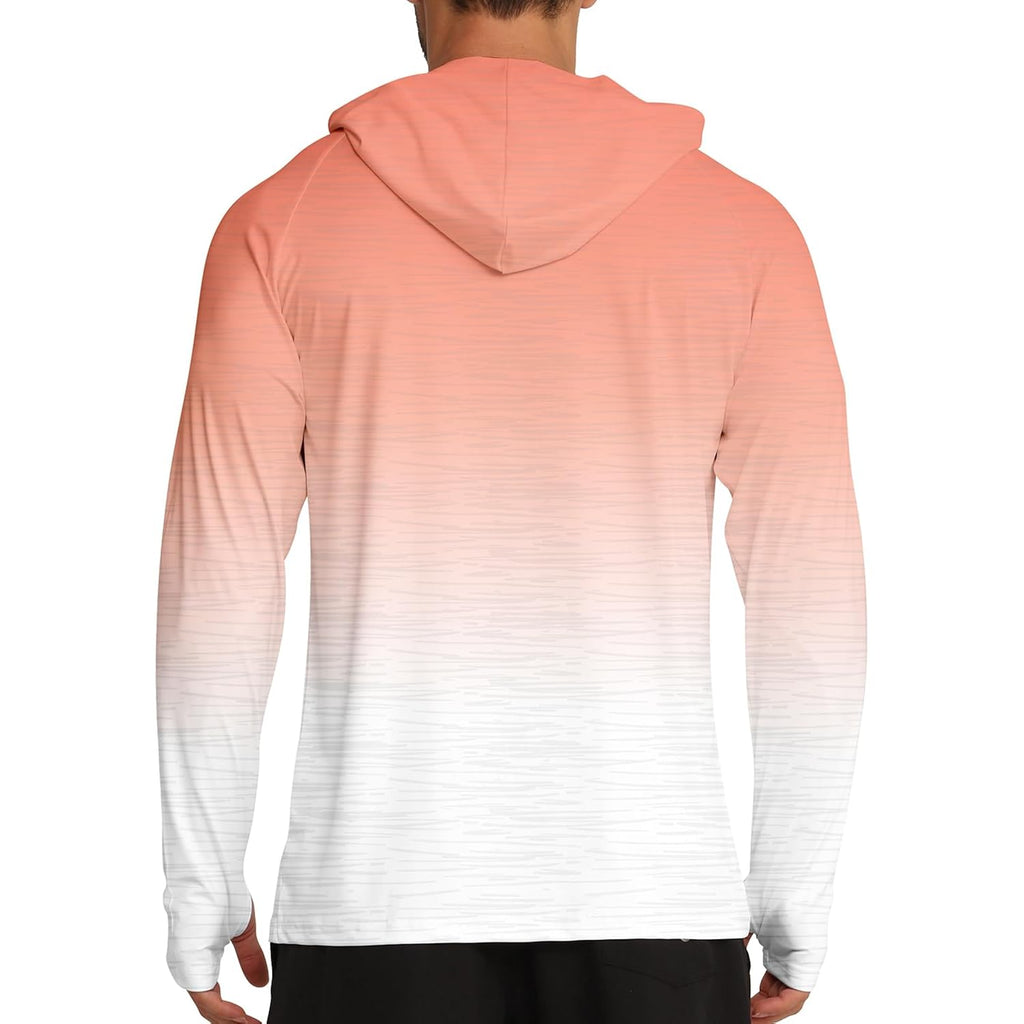 Aptro Men'S Upf 50+ Sun Protection Long Sleeve Hoodie Shirts Uv Outdoor Fishing Shirts Spf Rash Guard Shirts For Men
