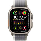 Apple Watch Ultra 2 [GPS + Cellular, 49mm] - Rugged Titanium Case & Blue Alpine Loop - Medium (Renewed)