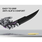 Knife Set - 15 PCS Kitchen Knife Set with Built-in Knife Sharpener Block - Stainless Steel Knife Block Set - Dishwasher Safe, Elegant Box for Men Women, Fathers day