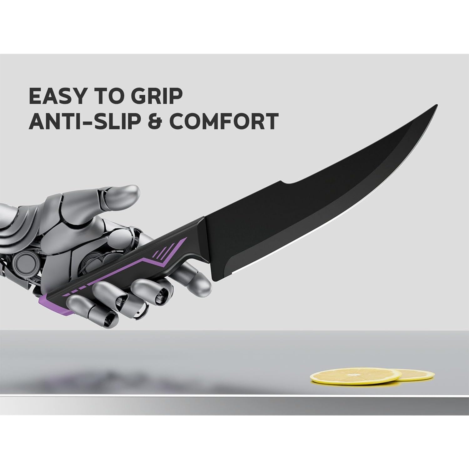 Knife Set - 15 PCS Kitchen Knife Set with Built-in Knife Sharpener Block - Stainless Steel Knife Block Set - Dishwasher Safe, Elegant Box for Men Women, Fathers day