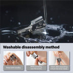 ROYAL [Made in Korea] Nose Hair Trimmer for Men Birdie, Manual, Battery-Free, Water-Resistance, Painless with Twelve Dual-Edged Blades, Patented Mechanism ET-4