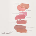 hince HALF-MOON CHEEK Cream Blush for Cheeks – Dewy Glow, Hydrating & Blendable Korean Beauty Face Blush, Lightweight Creamy Formula, Natural Soft Pink Finish (03 LILAC MOON)
