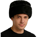 Winter Faux Fur Trapper Hat Men Women Russian Warm Ushanka Hat Windproof Furry Trooper Dad Hat Ski Snow Cap Outdoor Hunting