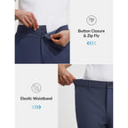 Baleaf Men'S Causal Short 7"/9" Golf Shorts Men Dress 5 Pockets Stretch Lightweight Work Athletic Short Zipper Fly Front