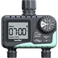 Rainpoint Water Timer For Garden Hose - 2 Zone Sprinkler Timer With Rain Delay/Manual Watering/Automatic Irrigation For Yard Lawn