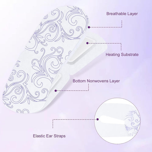24 Pack Steam Eye Masks For Dry Eyes, Self Heated Steam Warm Eye Mask, Disposable Heated Eye Mask For Dark Circles, Puffy Eyes, Relief Stress Eye Fatigue (Unscented)