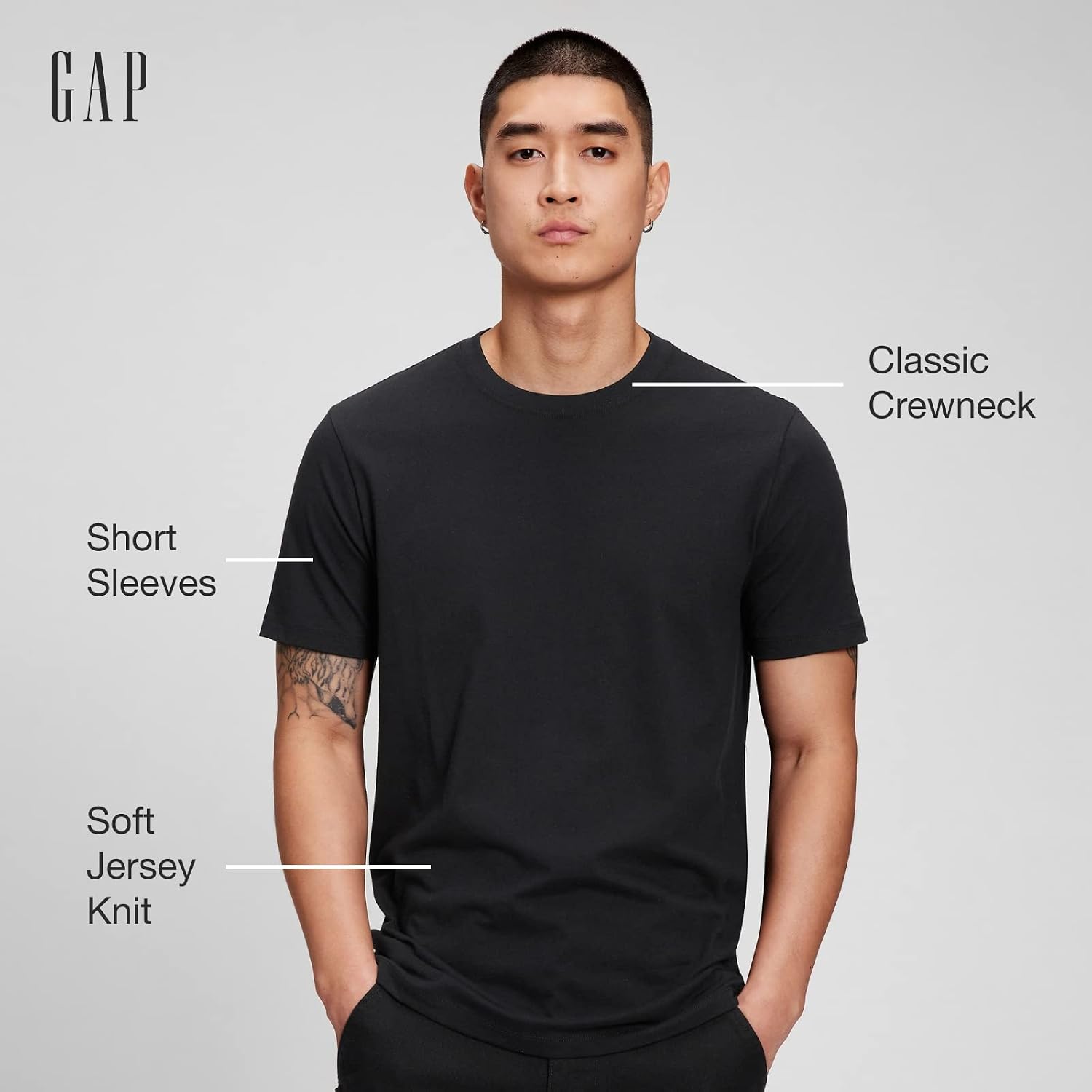 Gap Mens Everyday Soft Crewneck T-Shirt Tee