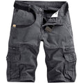 Akarmy Men'S Lightweight Multi Pocket Cotton Casual Cargo Shorts,Outdoor Twill Camo Shorts With Zipper Pockets(No Belt)