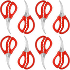 Calary 8Pcs Seafood Scissors Crab Scissors Seafood Shears Multifunctional Crab Leg Crackers And Tools