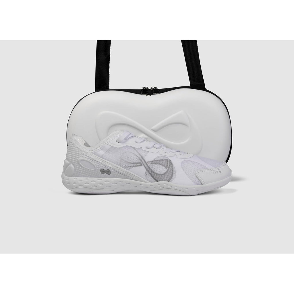 Nfinity Alpha White Cheer Shoes Women, Lightweight Breathable Sneakers Women
