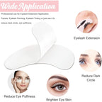 100 Pairs Greenlife Natural Hydrogel Eye Gel Pads - Collagen And Aloe Vera Patches For Under Eyes - Eyelash Extension Kit