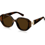 Oversized Polarized Sunglasses for Women Trendy Womens Designer Sunglasses UV Protection Square Frame Sun Glasses A01-light Tortoise / Brown - Gold
