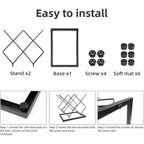 Mcsapil Small Wine Racks Countertop(5 Bottle Capacity),Metal Wine Bottle Holder Modern Black For Home Kitchen Bar,Tabletop Wine Rack For Cabinet, Pantry, Wine Bottle Storage