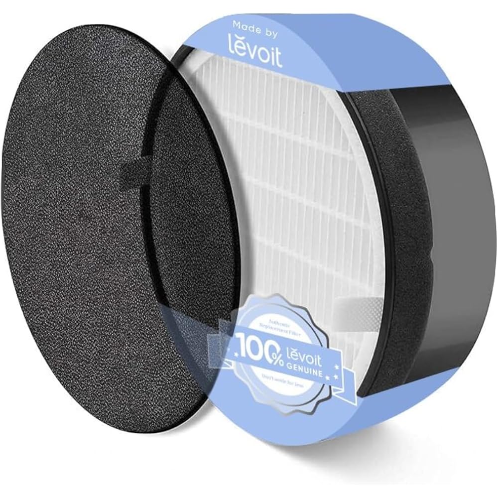 Levoit Lv-H132 Air Purifier Replacement Filter, Genuine Air Filters, 1 Pack | Aham Verifide, High-Efficiency Activated Carbon For Removal Of Smoke, Odor, Allergens, Pollen, Dust, Pet Hair, Lv-H132-Rf