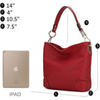Mkf Collection Hobo Purses For Women Vegan Leather Handbag Womens Hobo Shoulder Bag – Fashion Top Handle By Mia K