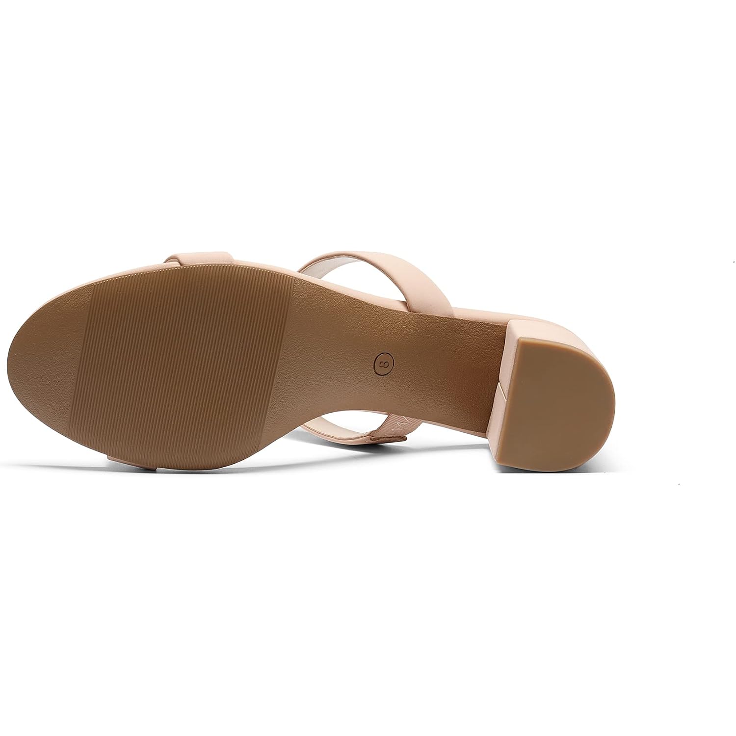 Dream Pairs Women'S Two Strap Open Toe Low Block Chunky Heels Sandals Dress Pumps Casual Summer Mules Shoes