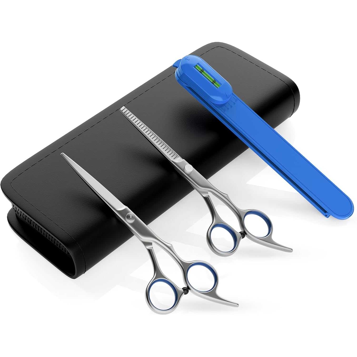 Professional Hair Cutting Kit For Women & Kids - Hair Scissors, Split Ends Trimmer & Bangs Clips - Diy Home Haircut Tools For Precision Cutting, Styling & Trimming