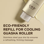 Ckd Retinal 5X Gua Sha Eye Cream [Refill], 1000Ppm Retinal Eye Moisturizer With Massage Roller For Wrinkles, Dark Circles, Puffiness, Firming & Hydrating Under Eye Care. Korean Skincare. 1.01 Fl Oz.