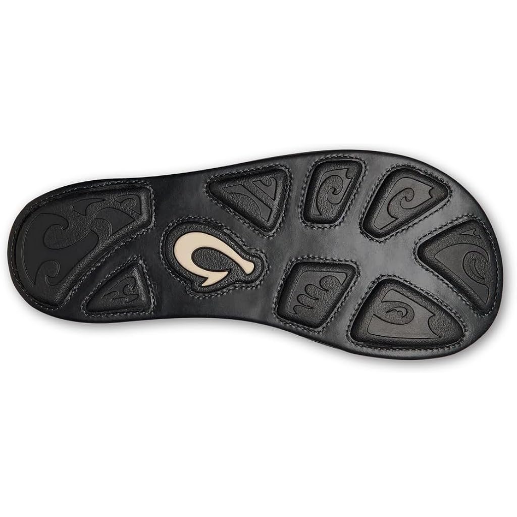 Olukai Hiapo Men'S Leather Beach Sandal, Crafted Materials, Lightweight & Durable, All-Day Comfort & Support