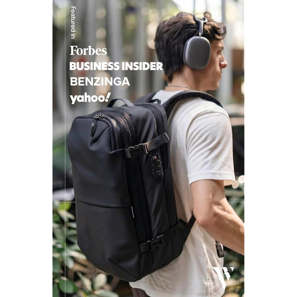 Vortex Vacuum Seal Travel Backpack 60L Expandable Air Compression System Water Resistant Tsa Lock Carry-On