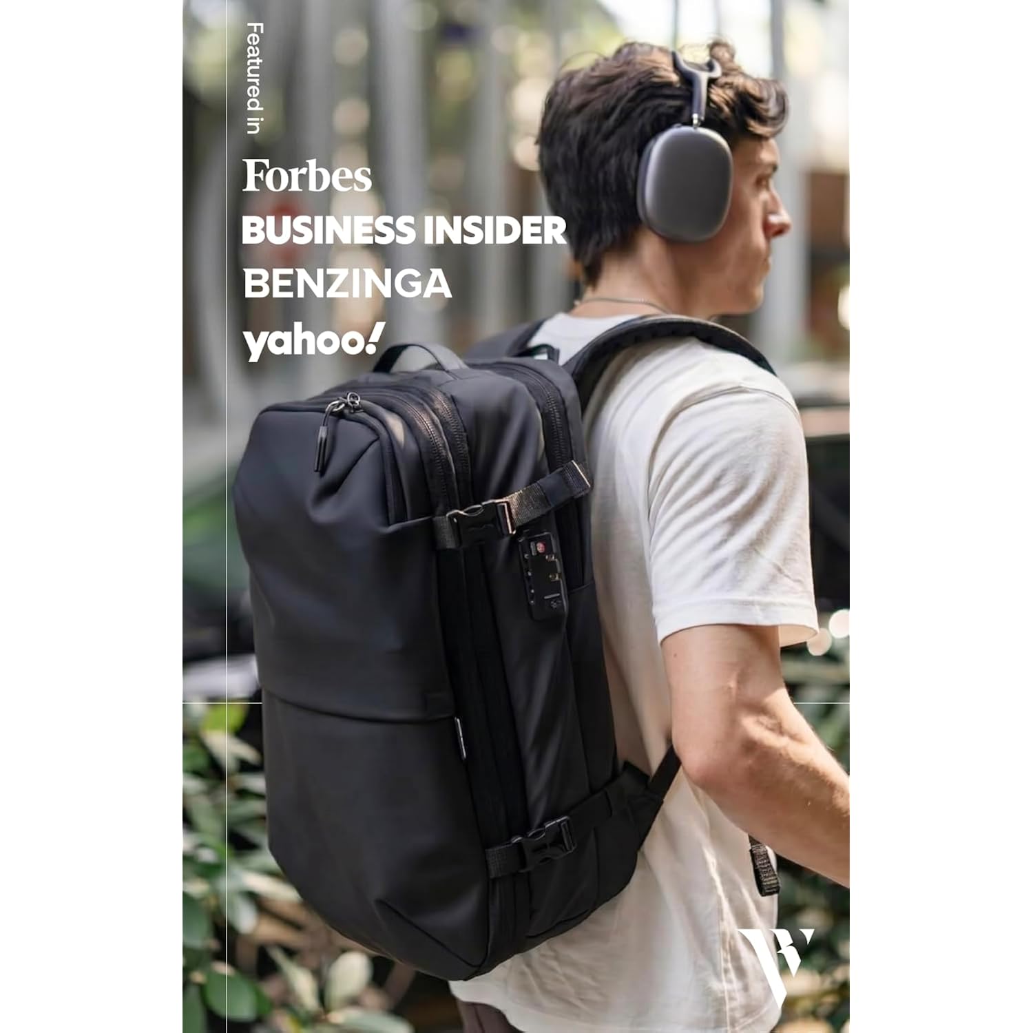 Vortex Vacuum Seal Travel Backpack 60L Expandable Air Compression System Water Resistant Tsa Lock Carry-On