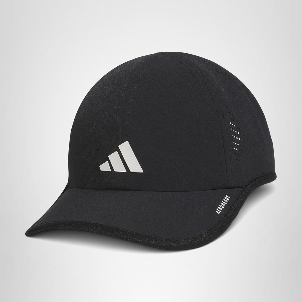 adidas Women's Superlite Hat – Lightweight Moisture-Wicking Cap for Workout and Training Black/White/3