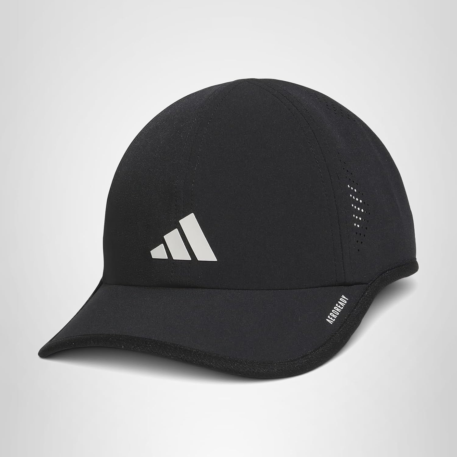adidas Women's Superlite Hat – Lightweight Moisture-Wicking Cap for Workout and Training Black/White/3