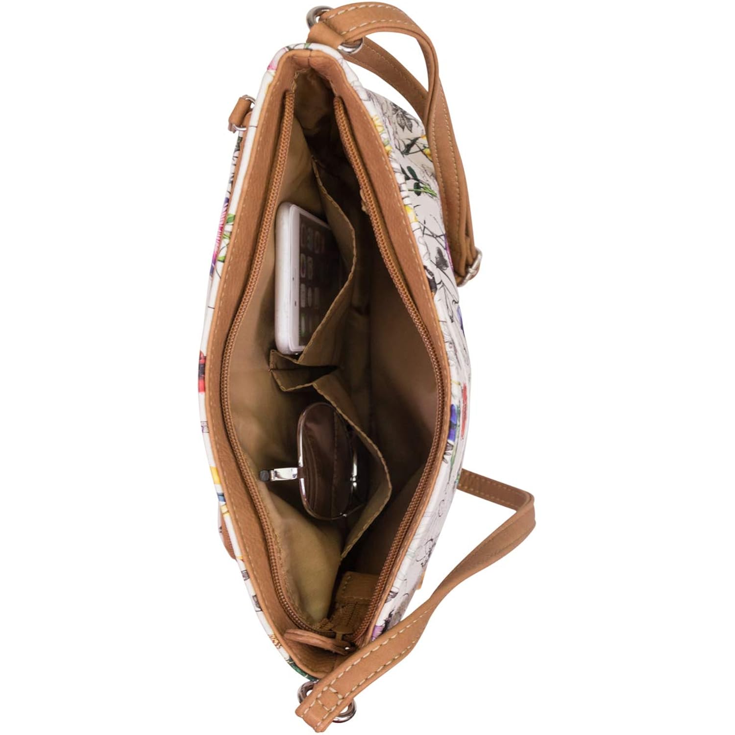 Multisac Womens Summerville East West Crossbody Bag
