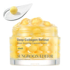 SUNGBOON EDITOR Deep Collagen Retinol Capsule Cream | For Fine Lines and Dry Skin | White Spicules + Collagen + Retinol | Korean Skincare, 1.69 fl.oz | Gifts for Women
