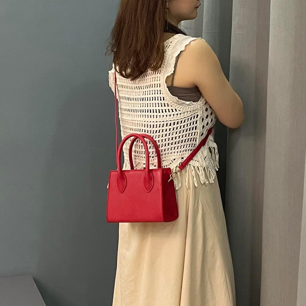 Small Crossbody Tote Bags For Women Faux Leather Cute Clutch Mini Purses And Handbags