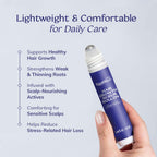 Hair Growth Serum Roll On With Rosemary, Caffeine & Biotin, Helps Support Fuller-Looking Hair, Clean Non-Greasy Scalp Serum For Thinning Hair 1.08 Fl Oz