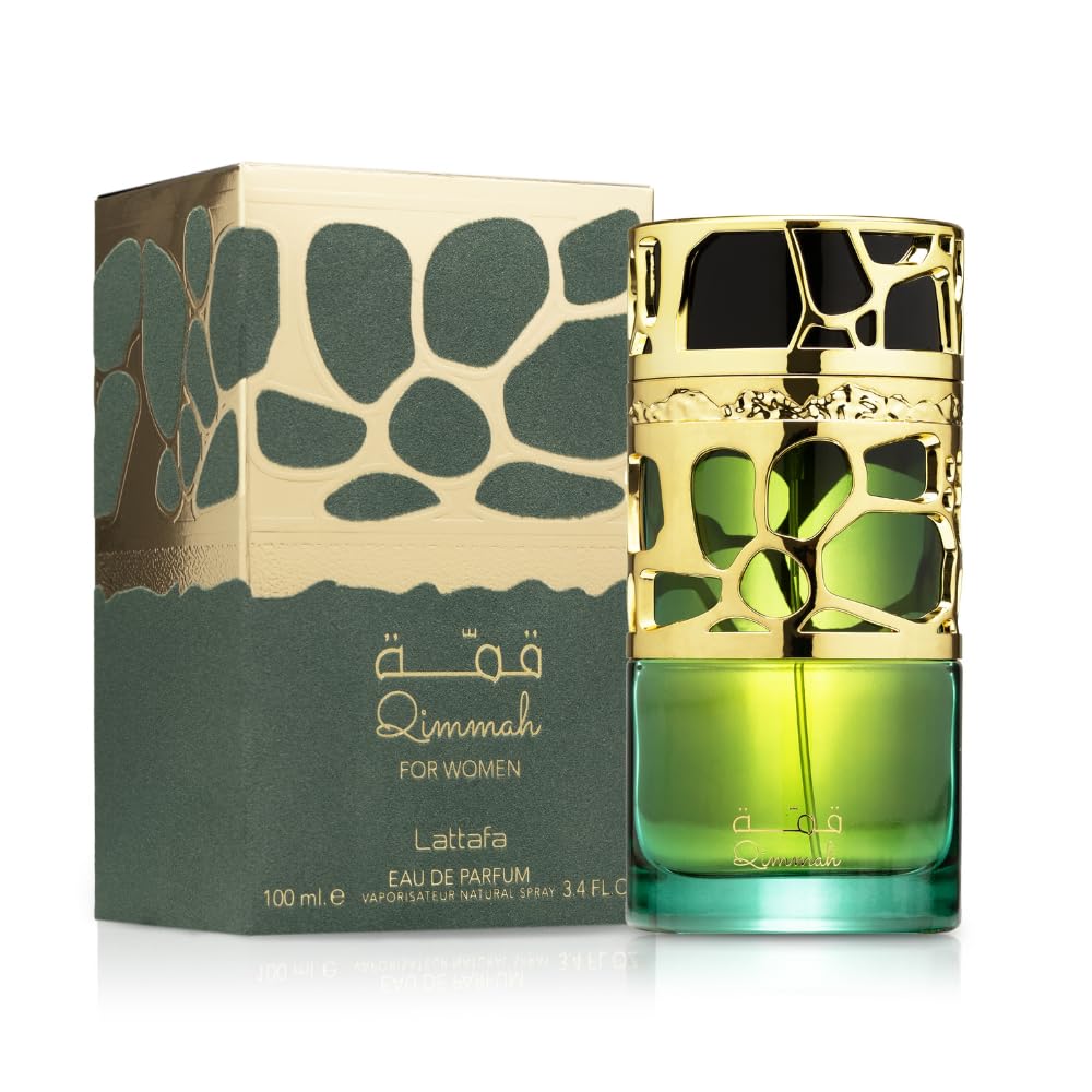 Lattafa Qimmah for Women Eau de Parfum Spray, 3.4 Ounce / 100 ml