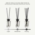 The Magic Scent Mahogany & Teakwood Reed Diffuser For Home - Luxury Scent Diffuser With Premium Fiber Reeds For Lasting Gentle Dispersal - Natural, Toxin-Free Aroma Inspired By Ambercrombie & Fitch