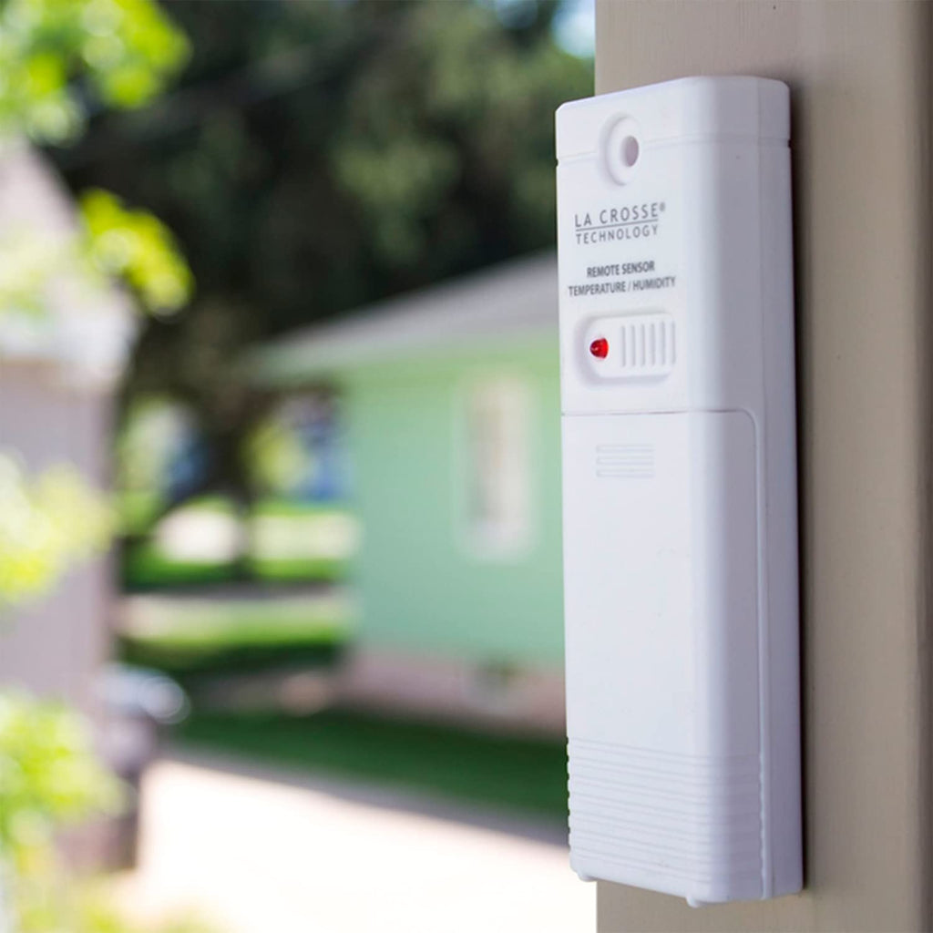 Tx141Th-Bv4 Wireless Weather-Resistant Temperature/Humidity Sensor | 330Ft Transmission Range, Battery Operated