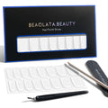 Nail Polish Strips, 32PCS Salon Quality Wraps, Long Lasting Gel Nail Stickers for Women Easy Apply& Remove (Milky Sheer Clear)