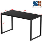 Shw Mission 40-Inch Home Office Computer Desk, Black