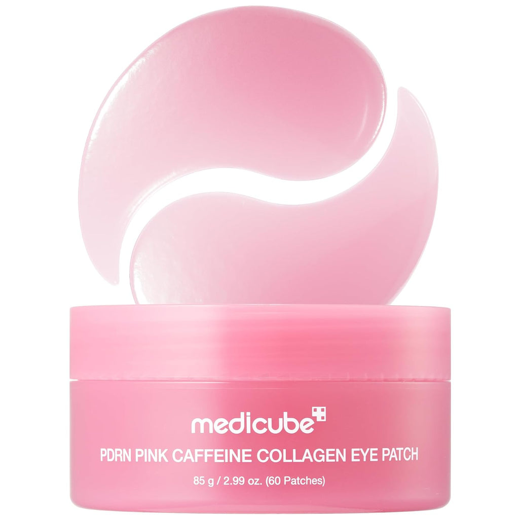 Medicube Eye Patch Pdrn Caffeine Collagen | Gel Eye Patches For The Appearance Of Dark Circles, Undereye Bags | Firming, Age-Defying Care With Retinol, Collagen | Korean Skincare | 30 Pairs