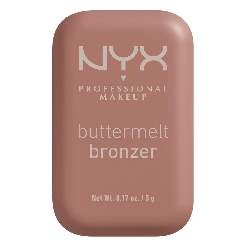 Nyx Professional Makeup Matte Buttermelt Bronzer, Longwear Face Makeup With Up To 12 Hours Of Wear, Vegan Formula - Deserve Butta (Light Medium Cool)