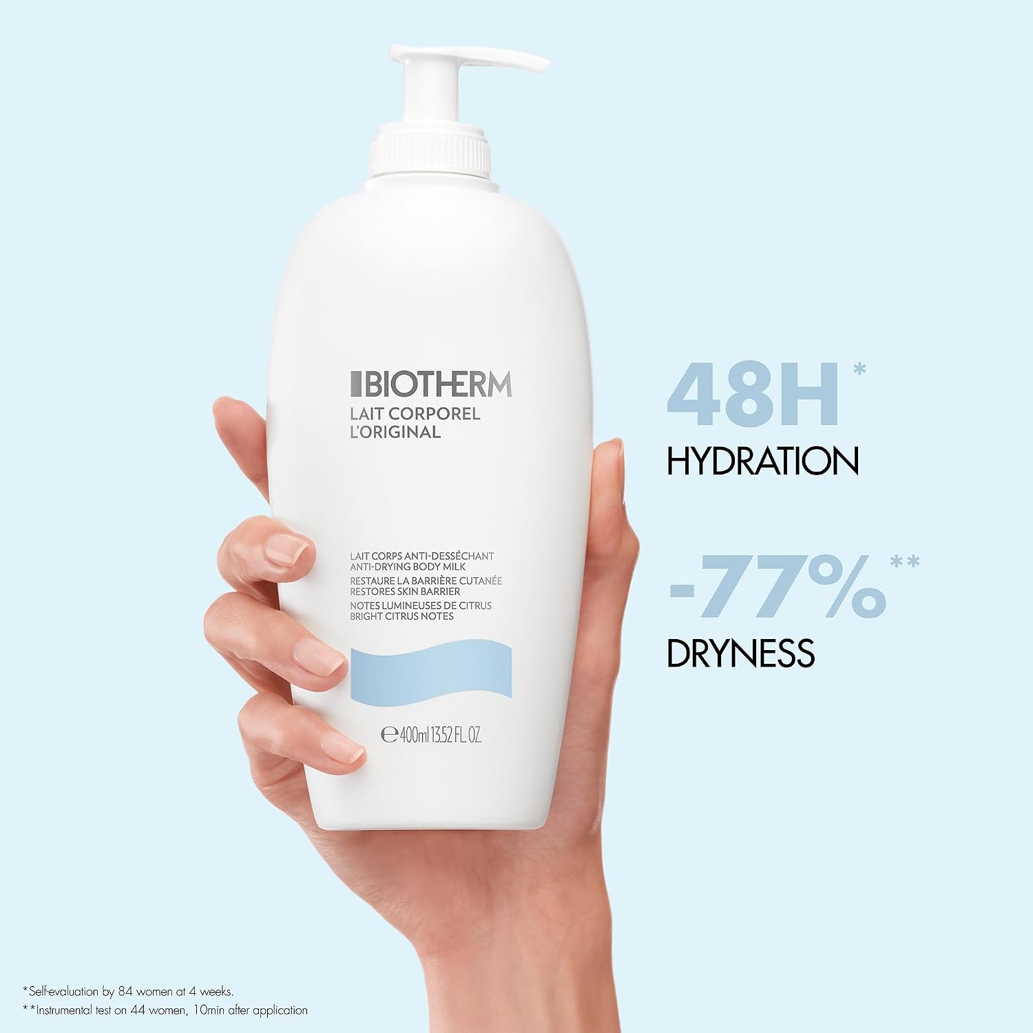 Biotherm Body Milk Moisturizing Body Lotion For All Skin Types, Hydrating Lotion With Regenerating Biotech Plankton For Smooth & Soft Skin